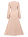 1940s Solid Long sleeve A-line Dress, vintage dress, retro fashion - perfect for women who love vintage and retro fashion
