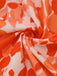 1940s Square Neck Irregular Floral Pleated Dress - vintage dress, retro fashion
