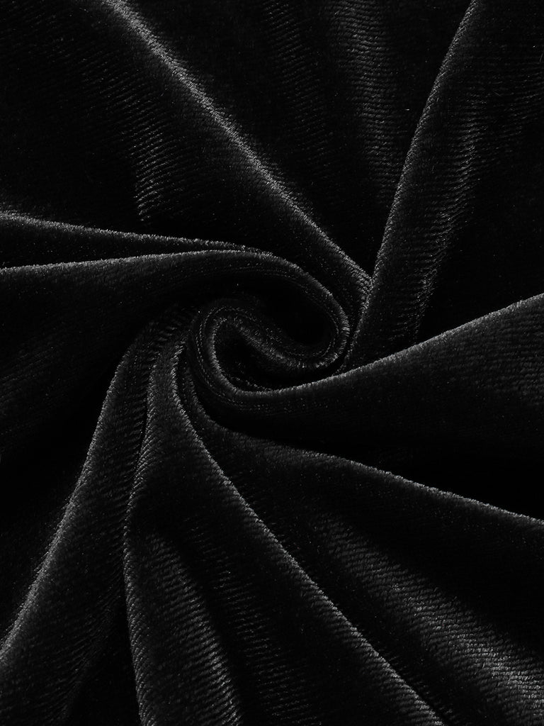 1940s VNeck Solid Aline Velvet | 1940s | vintage dress, retro fashion