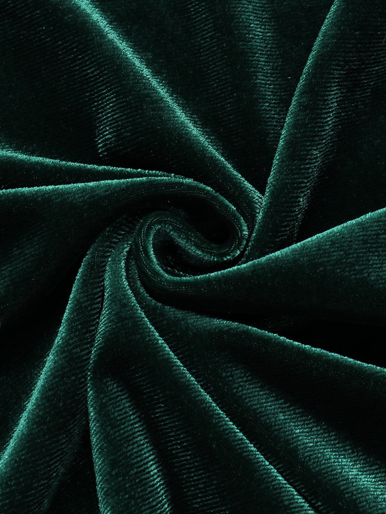 1940s VNeck Solid Aline Velvet | 1940s | vintage dress, retro fashion