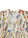 Plus Size 1940s Floral V Neck Vintage Top 4