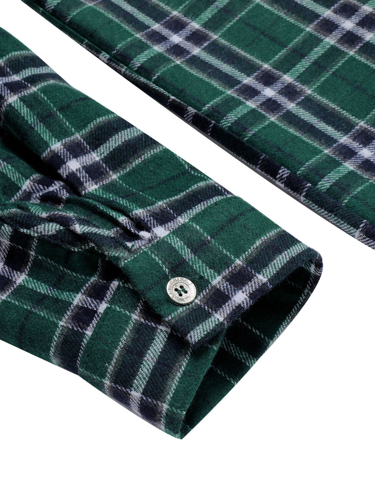 1950s 3/4 Sleeve Plaid Belt Dress: timeless style reimagined