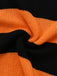Black & Orange 1950s Halloween Bat Applique Knit Sweater - vintage fashion, retro style, classic black
