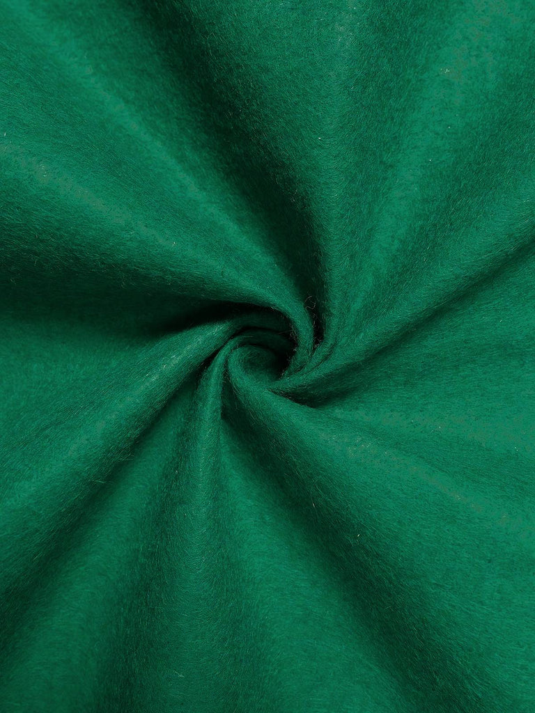 Green 1950s Christmas Tree 3D Embellished Hooded Cape - vintage fashion, retro style