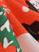 This 1950s Christmas Crew Neck Patchwork Swing Dress wraps her in 1950s elegance, one twirl at a time