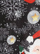 1950s Christmas Santa Claus Lace Patchwork Dress: timeless style reimagined