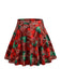1950s Christmas Snowman Plaid Swing Skirt: timeless style reimagined
