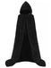 1950s Christmas Solid Long Hooded Cape - vintage fashion, retro style