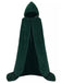 1950s Christmas Solid Long Hooded Cape - vintage fashion, retro style