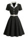1950s Patchwork Vintage Classic Dress 2