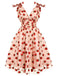 1950s Daisy Mesh Swing Dress - vintage dress, retro fashion, elegant style for vintage lovers