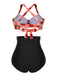 1950s Double Strap Buttoned Plaids Swimsuit — because 1950s glamour never goes out of style