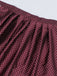 2PCS Wine Red 1950s Ethnic Floral Velvet Dress & Apron - vintage dress, retro fashion, rockabilly