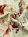 1950s Christmas Candy Cane Santa Bow Strapless Dress - vintage dress, retro fashion, rockabilly