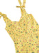 1950s Floral Lace-Up Shoulder V-Neck Swing Dress — vintage elegance for the modern woman