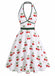 Pink 1950s Floral V-Neck Dress, vintage dress, retro fashion, rockabilly, pin-up fashion - perfect for women who love vintage and retro fashion
