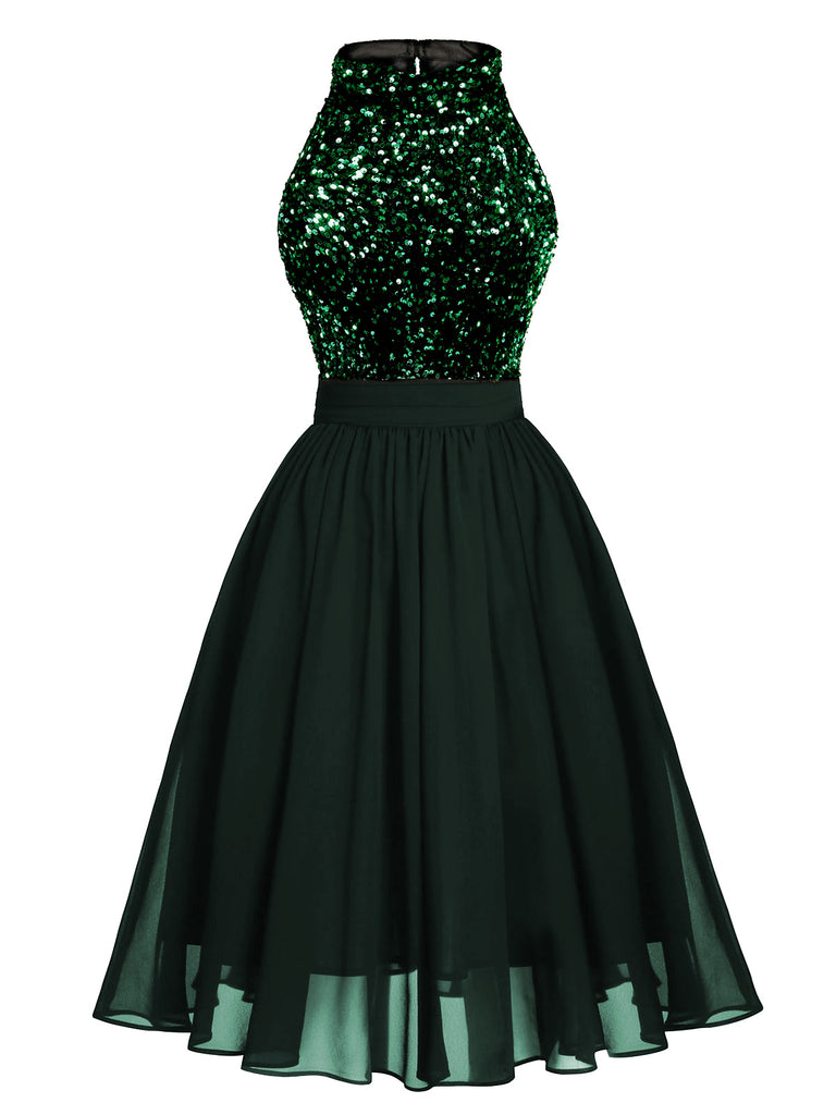 1950s Glitter Patchwork Dress: timeless style reimagined