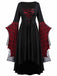 1950s Halloween Lace Patchwork Witch Dress — vintage elegance for the modern woman