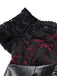 1950s Halloween Skull Rose Lace Mesh Dress: timeless style reimagined