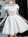 1950s Halloween Spider Web & Cross Textured Dress - vintage dress, retro fashion, rockabilly