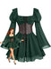 1950s Square Neck Vintage Classic Dress 3