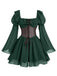 1950s Square Neck Vintage Classic Dress 4