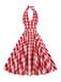 1950s Halter Plaid Belted Swing Dress — vintage elegance for the modern woman
