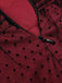 1950s Halter Polka Dots Mesh Dress: timeless style reimagined