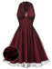 1950s Halter Polka Dots Mesh Dress: timeless style reimagined