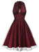 1950s Halter Polka Dots Mesh Dress — vintage elegance for the modern woman