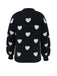 1950s Heart Dots Knitted Solid | 1950s | vintage fashion, retro style