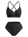 1950s High Waist Halter Tankini Set - vintage fashion, retro style