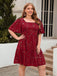 1950s Hot Stamping Stars Square Neck Dress: where 1950s romance meets her modern spirit