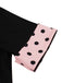 1950s Lapel Polka Dot Patchwork Swing Belted Dress - vintage dress, retro fashion, rockabilly