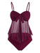 1950s-Mesh-High-Waist-Bow-Tie-Tankini-Set, vintage, retro, swimwear