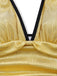 1950s Metallic Shimmer Strappy Halter One-Piece Swimsuit: beautiful vintage swimwear, retro swimsuit, pin-up style with timeless appeal