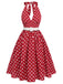 1950s Polka Dot Halter Dress | 1950s | vintage dress, retro fashion