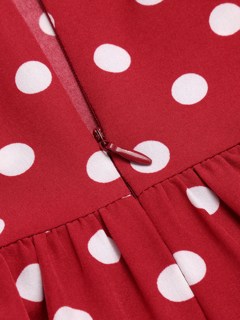 1950s Polka Dot Halter Dress | 1950s | vintage dress, retro fashion