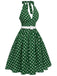 1950s Polka Dot Halter Dress — the kind of 1950s dress that makes strangers smile