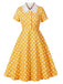 1950s Polka Dot Lace Vintage Dress 7