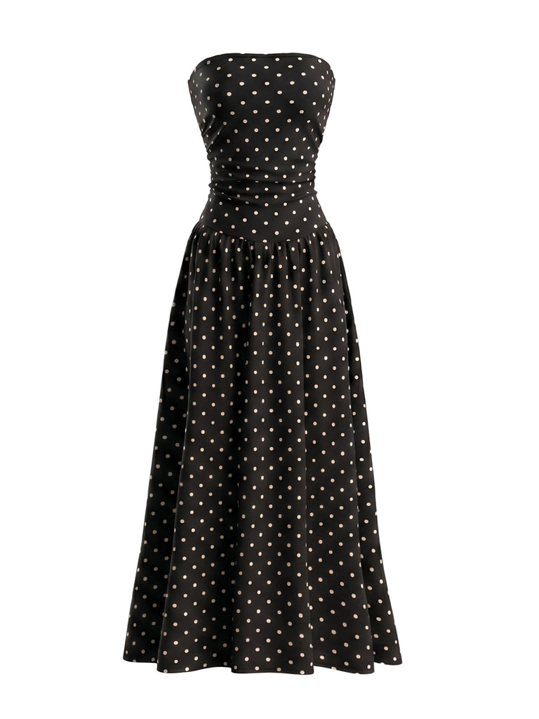 1950s Polka Dot Vintage Classic Dress
