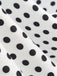 This 1950s Polka Dots Patchwork Ribbon Strap Dress wraps her in 1950s elegance, one twirl at a time