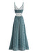 1950s Print Spaghetti Strap Maxi Dress, vintage dress, retro fashion, rockabilly, pin-up fashion - perfect for women who love vintage and retro fashion