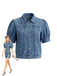 1950s Denim Vintage Classic Top 5