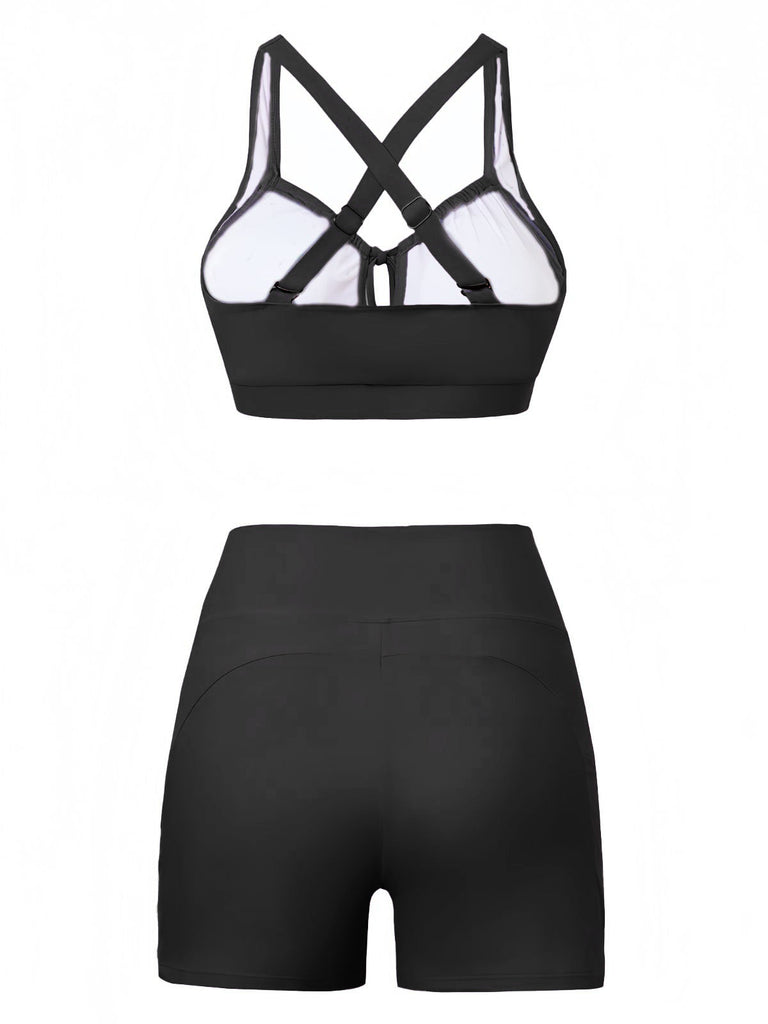 1940s Two Piece Tankini Set 6