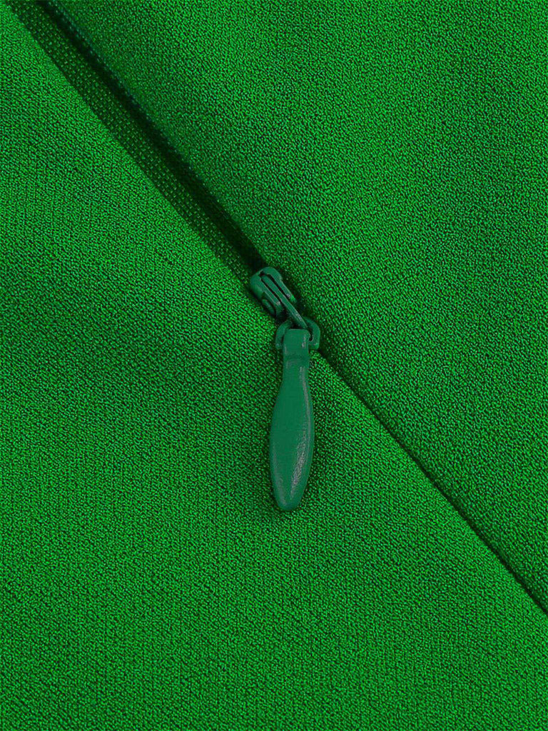 1950s Solid Belted Swing Dress — the kind of 1950s dress that makes strangers smile