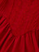 1950s Solid Bow Tie Lace Gothic Dress - vintage dress, retro fashion, rockabilly