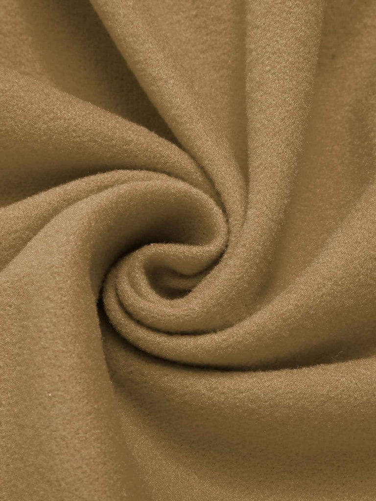1950s Solid Color Lapel Slim Coat, vintage coat, retro outerwear - perfect for women who love vintage and retro fashion