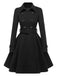 1950s Solid Color Lapel Slim Coat, vintage coat, retro outerwear - perfect for women who love vintage and retro fashion