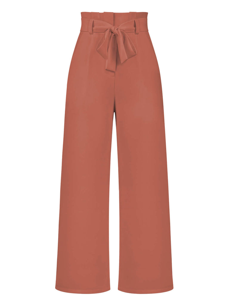 1950s Solid Hight Waist Wideleg Pants — vintage elegance for the modern woman